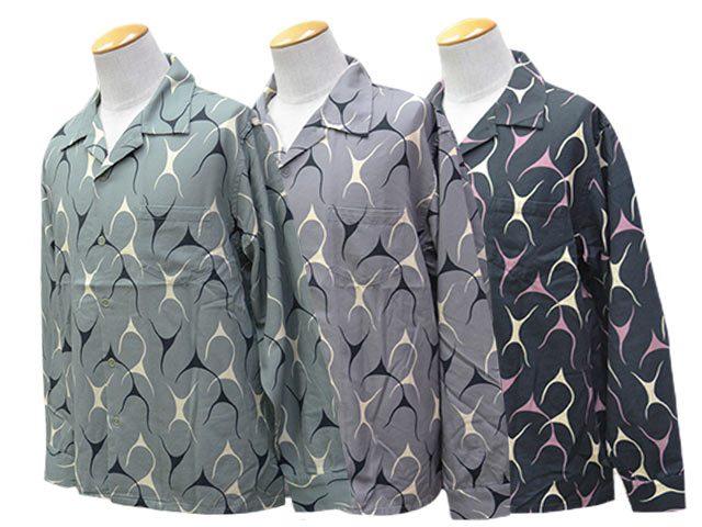 全3色【AT-DIRTY/アットダーティー】2026SS「Flames L/S Shirt