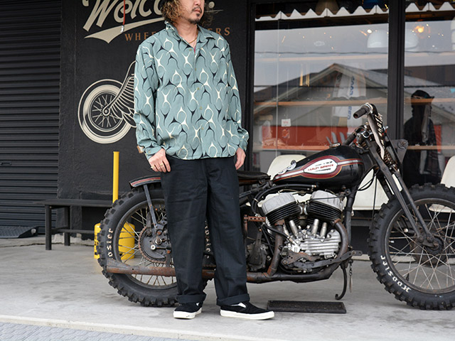 全3色【AT-DIRTY/アットダーティー】2026SS「Flames L/S Shirt