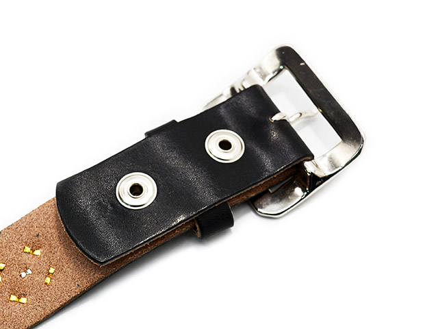 36インチ 50s復刻 スタッズベルト ダッパーズ ウエストライド オルゲイユ DAZZLE SUGAR/ダズルシュガー】2026SS「HATE YOU Studs Belt”Cross
