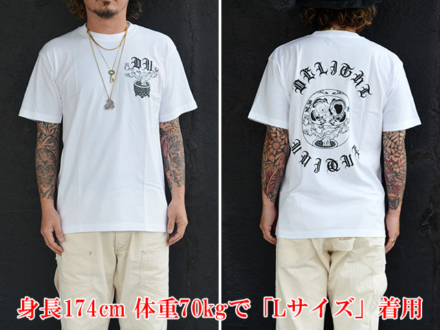 DELIGHT UNIQUE/ディライトユニーク】「Crew Neck S/S Tee”達磨