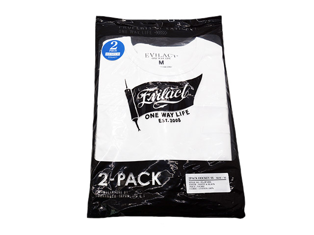 2枚組【EVILACT/イーブルアクト】「2 Pack Hockey S/S Tee/2パック
