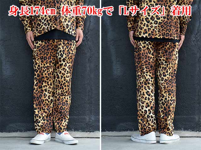 全2色【EVILACT/イーブルアクト】2025SS「Leopard Eazy Pants