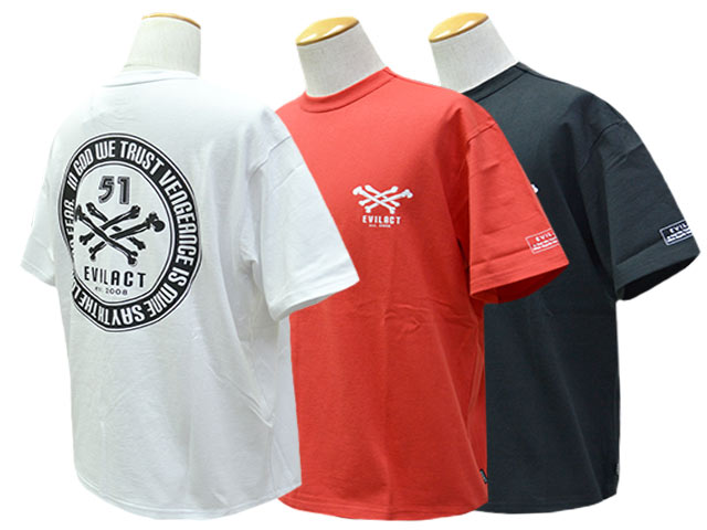 EVILACT/イーブルアクト】2025SS「Cross Bone S/S Tee/クロスボーン