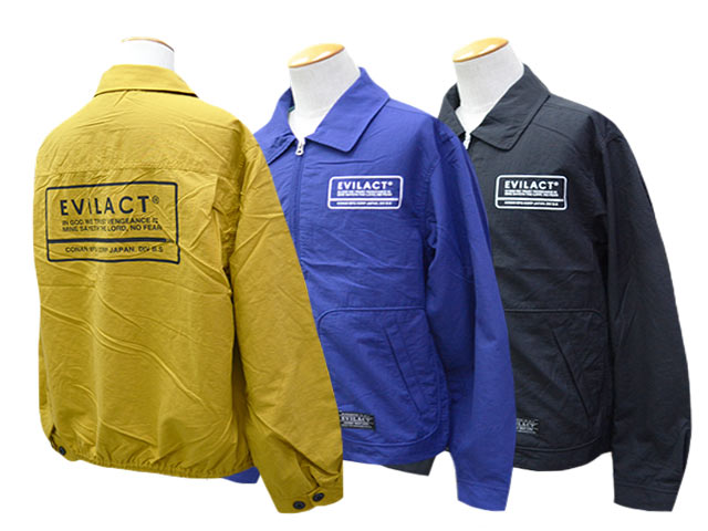 6ROKU コラボ　PAYDAYジャケット　限定値下げ！ 全3色【EVILACT/イーブルアクト】2026SS「DRIZZLER JACKET/ドリズラー