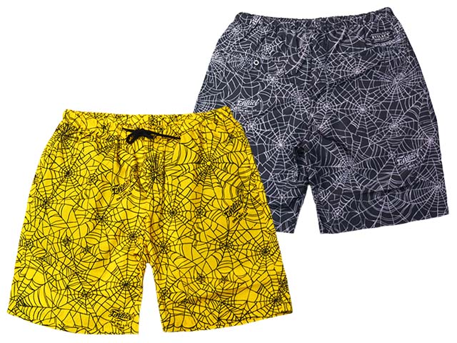 全2色【EVILACT/イーブルアクト】2026SS「SPIDERWEB Eazy Shorts