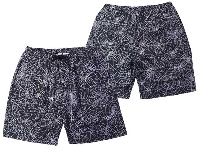 全2色【EVILACT/イーブルアクト】2026SS「SPIDERWEB Eazy Shorts