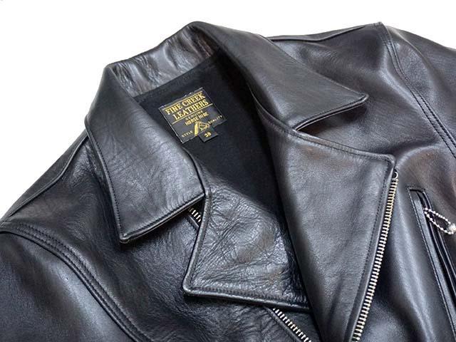 FINE CREEK LEATHERS ダブルライダースジャケット ブラック FINE CREEK LEATHERS/ファインクリークレザーズ「Double Riders Jacket