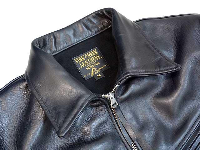 値下げ☆Fine Creek Raymond 38 旧タグ期 革質良好 FINE CREEK LEATHERS/ファインクリークレザーズ「Single Riders Jacket