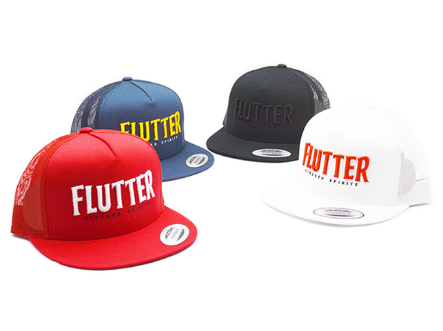 全4色【FLUTTER/フラッター】2024SS「OG Logo Mesh  Cap/OGロゴメッシュキャップ」(FL24-CAP001)(ホイールズアパレル/アメカジ/ハーレー/ウルフパック)