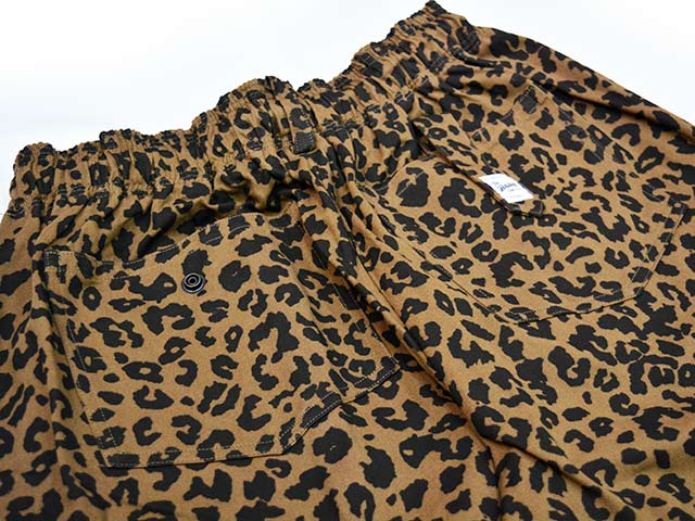 FLUTTER/フラッター】2025AW「Cotton Twill Leopard Easy Pants/ザ