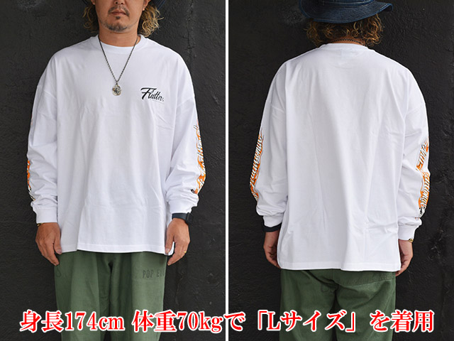 全2色【FLUTTER/フラッター】2024SS「B/S Eagle Graphic L/S Tee