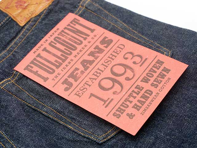FULLCOUNT/フルカウント】「Slim Straight Denim Pants/スリム