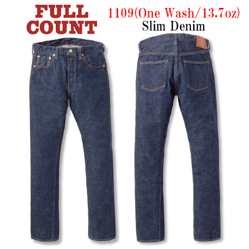 FULLCOUNT/フルカウント】「Slim Straight Denim Pants/スリム