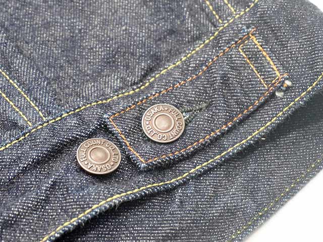 FULLCOUNT/フルカウント】「3rd Model Denim Jacket”No Pleats”/サード