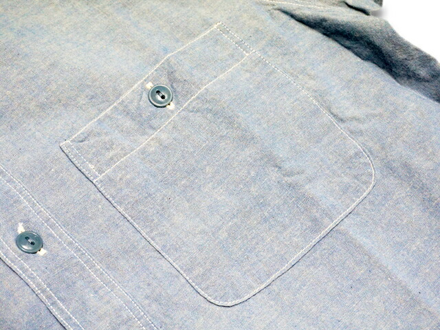 全2色【FULLCOUNT/フルカウント】「Basic Chambray Shirts