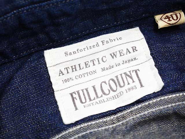 FULLCOUNT/フルカウント】「Denim Work Shirts/デニムワークシャツ