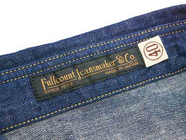 FULLCOUNT/フルカウント】「Denim Western Shirts/デニムウエスタン