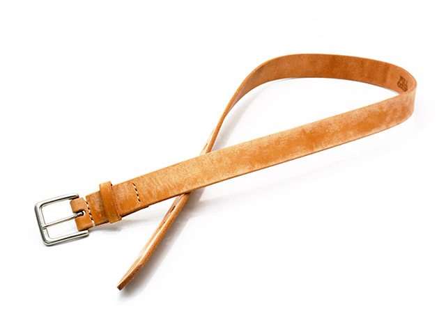 全2色【FULLCOUNT/フルカウント】「Wild Leather Narrow Belt