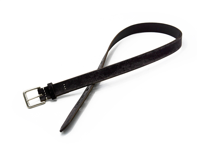 全2色【FULLCOUNT/フルカウント】「Wild Leather Narrow Belt/ワイルド