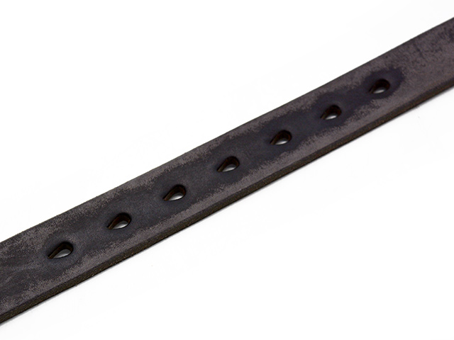 全2色【FULLCOUNT/フルカウント】「Wild Leather Narrow Belt/ワイルド