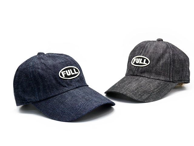 全2色【FULLCOUNT/フルカウント】2026SS「Black FULL Wappen Denim Cap