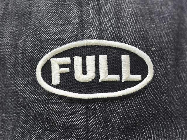 [新品 未使用品]FULLCOUNT フルカウント デニムキャップ Fロゴ FULLCOUNT（フルカウント） キャップ 6パネル デニム ベースボール