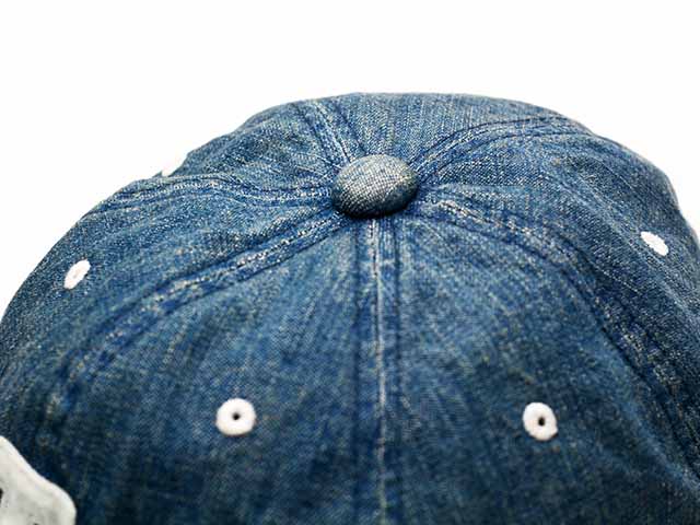 FULLCOUNT/フルカウント】「6 Panel Denim Baseball Cap”Vintage Wash