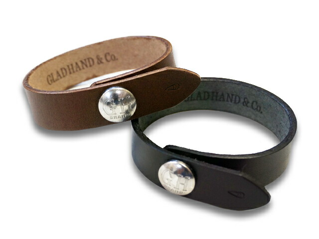 全2色【GLAD HAND/グラッドハンド】2022SS「Leather Bracelet