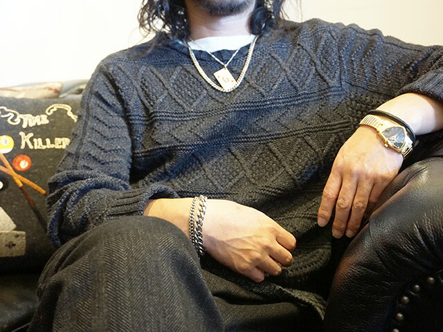 GLAD HAND/グラッドハンド】「Narrow Chain Bracelet/ナローチェーン