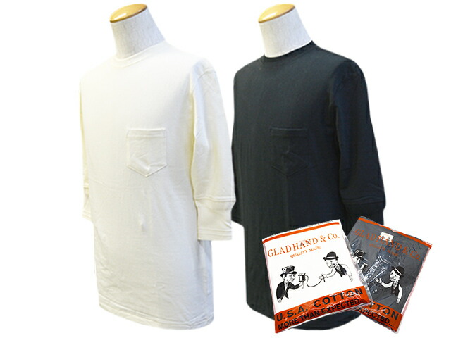 30% OFF)全2色【GLAD HAND/グラッドハンド】「Pack Tee”Half Sleeve