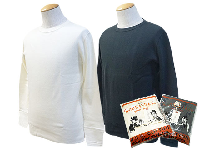 30% OFF)全2色【GLAD HAND/グラッドハンド】「Pack Tee”Waffle Long