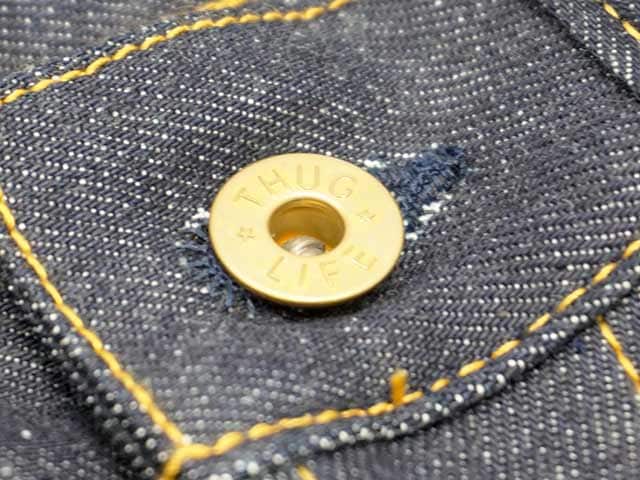 GANGSTERVILLE/ギャングスタービル】「Thug Wide Denim”IRON CROSS