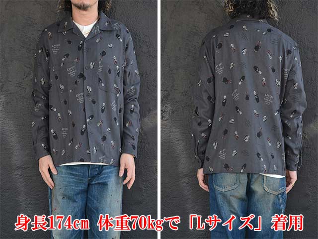 GANGSTERVILLE/ギャングスタービル】2025SS「Poison L/S Shirts