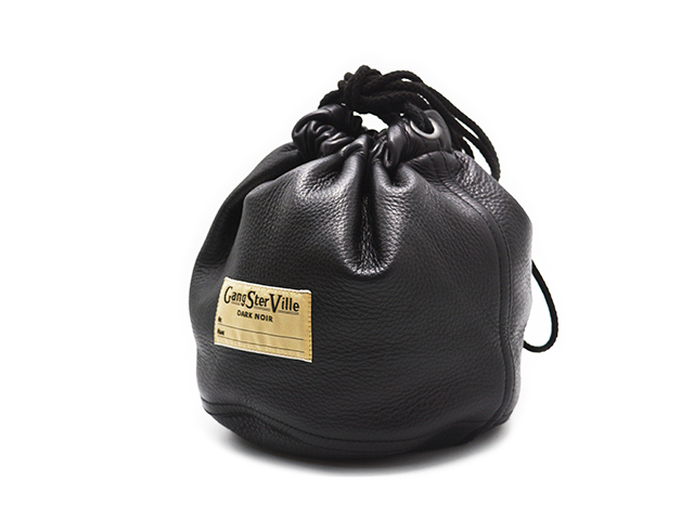 GANGSTERVILLE/ギャングスタービル】2025SS「Leather Effect Bag”DARK