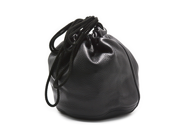 Naked Wolfe ブラックレザーハンドバッグ 関税送料込み GANGSTERVILLE/ギャングスタービル】2025SS「Leather Effect Bag