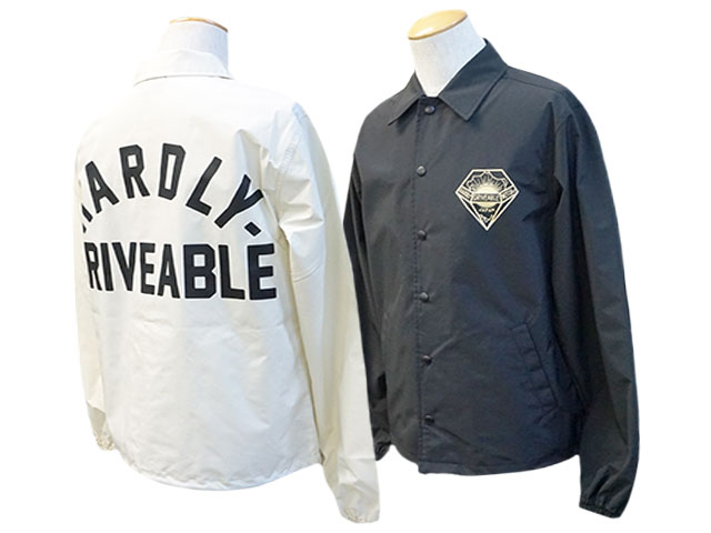 HARDLY- DRIVEABLEコーチジャケット黒Lサイズ 全2色【HARDLY-DRIVEABLE/ハードリードライバブル】「Three