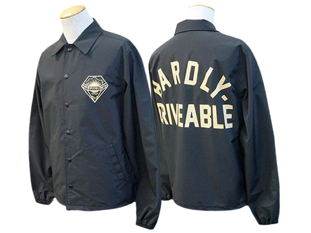 全2色【HARDLY-DRIVEABLE/ハードリードライバブル】「Three-layer Coach  Jacket/スリーレイヤーコーチジャケット」(ハーレー/バイク/WOLF PACK/ウルフパック)