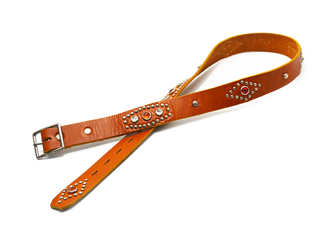 hollywood trading company(HTC)スタッズレザーベルト 全2色【HTC(Hollywood Trading Company)】「1.25inch Leather Studs