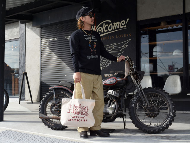 HWZN BROSS/ハウゼンブロス】「Canvas Big Tote Bag/キャンバスビッグ