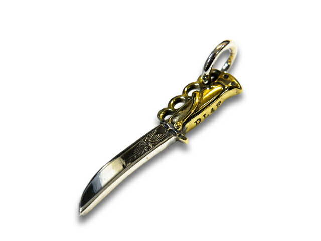 HWZN BROSS/ハウゼンブロス】「Bowie Knife Pendant Top/ボウイナイフペンダントトップ」(Silver925×Brass)(アメカジ/ハーレー/ウルフパック/プレゼント)  : hwzn-knife-br : WOLF PACK Yahooストア店 - 通販 - Yahoo!ショッピング