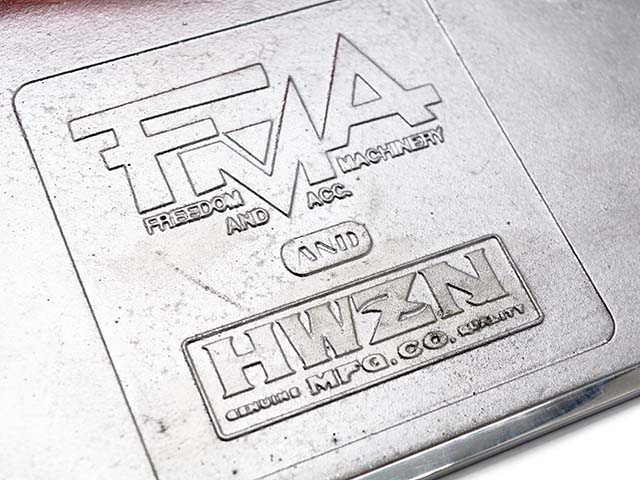 HWZN BROSS/ハウゼンブロス】「Hood Lite Metal Plate/フードライト