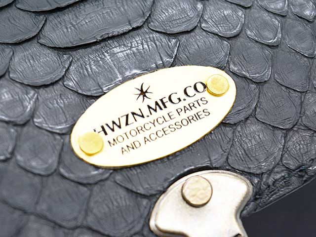 HWZN BROSS/ハウゼンブロス】「Diamond Python Leather Tool Bag