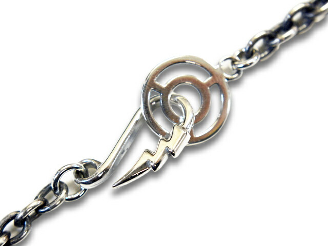 全3種【HWZN BROSS/ハウゼンブロス】「Thunder Hook  Chain”Wide”/サンダーフックチェーン”ワイド”」(Silver925)(ハーレー/ウルフパック/アクセサリー)