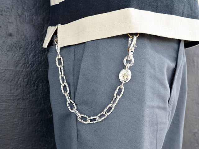 HWZN BROSS/ハウゼンブロス】「Thunder Hook Wallet Chain”Medal