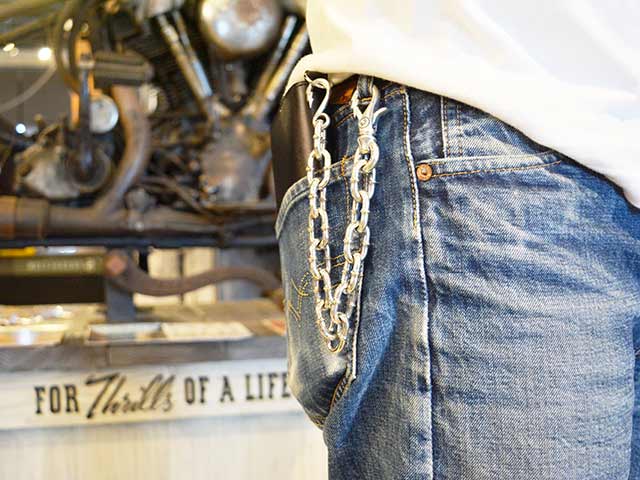 HWZN BROSS/ハウゼンブロス】「Thunder Hook Wallet Chain/サンダー