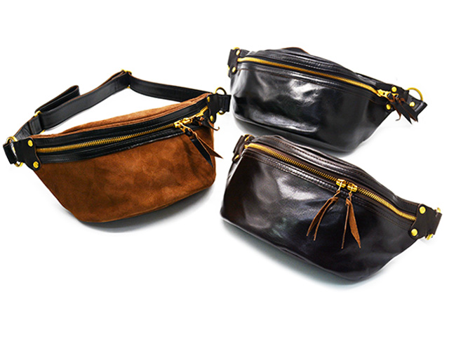 全3色【INCEPTION/インセプション】「Horse Hide Fanny Pack/ホース