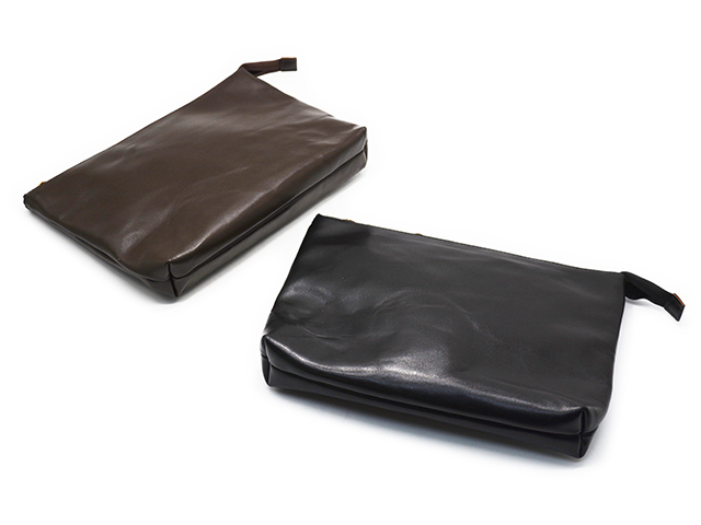 全2色【INCEPTION/インセプション】「Horse Hide Pouch”LARGE”/ホース