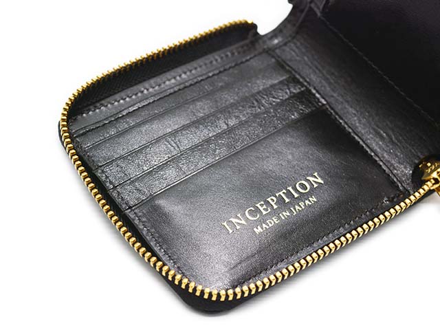 全2色【INCEPTION/インセプション】「Horse Hide Round Short Wallet