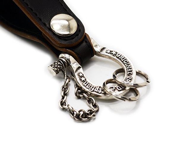 全2色【INCEPTION/インセプション】「Horse Butt Leather Shackle Key