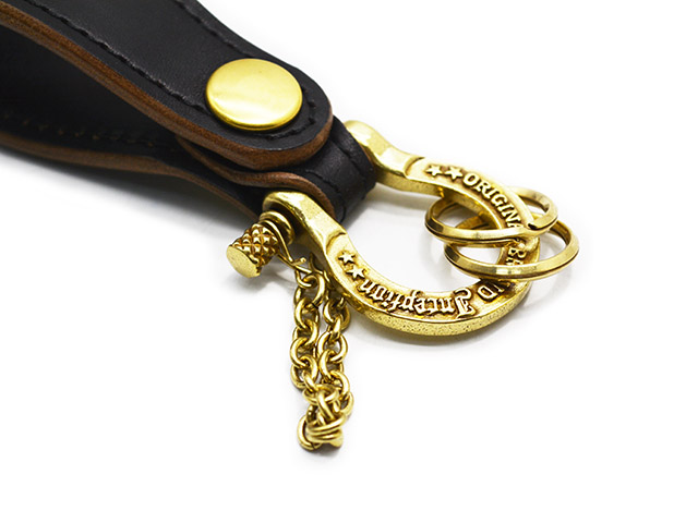全2色【INCEPTION/インセプション】「Horse Butt Leather Shackle Key